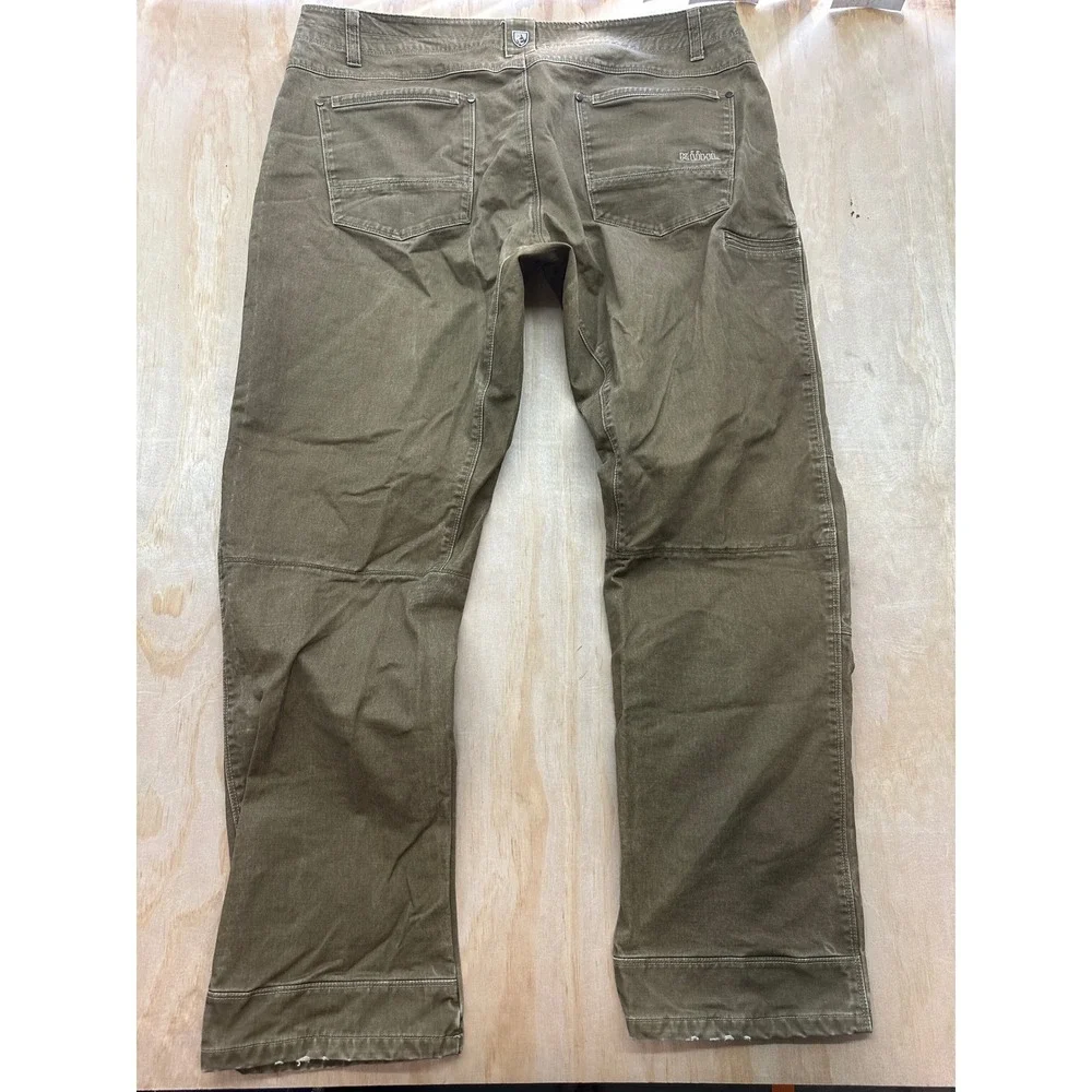 Kuhl Rydr Mens 42x34 Brown Vintage Patina Dye Articulated‎ Knee Outdoor Pants